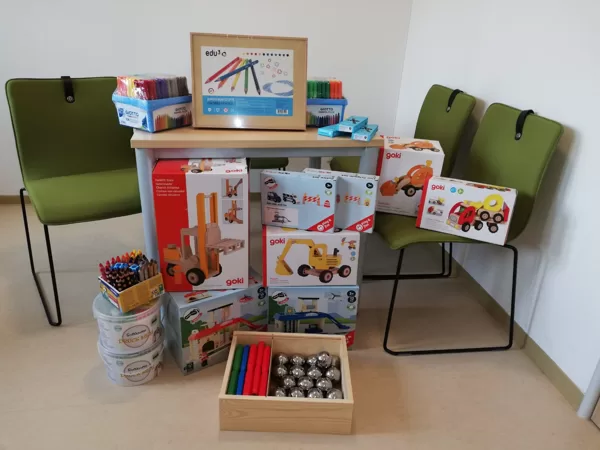 Neues für den Kiga St. Josef vom Erlös Herbst 2019