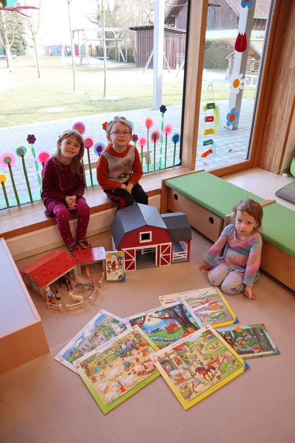 Für die Kinder im Kindergarten Bruder Konrad gab es unter anderem neue Puzzle