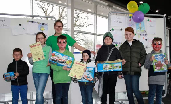 Die Gewinner vom 1. Malwettbewerb. Herzlichen Glückwunsch